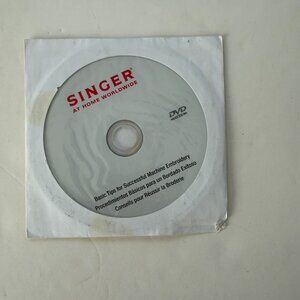 Singer Basic Tips Machine Embroidery DVD At Home Worldwide Multilingual Instruct